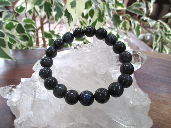 ラブラドライトブレスレット10.5mm〜11mm