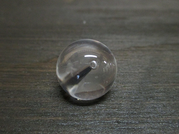 古代水晶　ビーズ ブルースタークォーツ丸玉 約18mm ブレスレット用 天然水晶 穴