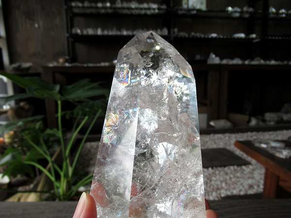 レインボークォーツ ブラジル バイーア州産 レムリアン ポイント