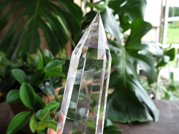 ブラジル産クリアクォーツ　13面ヴォーゲルワンド　クリスタル　水晶 楽天市場】選べる 水晶 ヴォーゲルワンド 約50mm マルセル