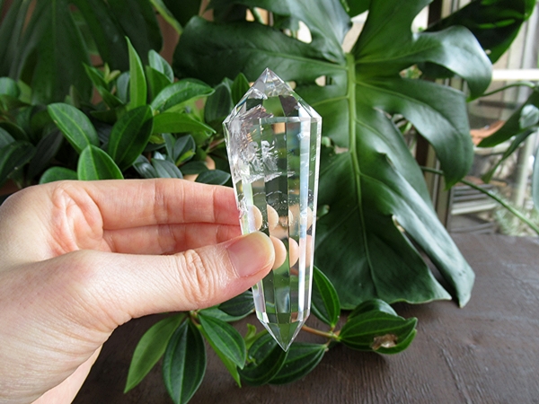 ブラジル バイーア州産 ヴォーゲルワンド 両剣水晶 ダブルポイント
