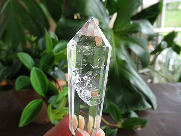 ブラジル バイーア州産 ヴォーゲルワンド 両剣水晶 ダブルポイント