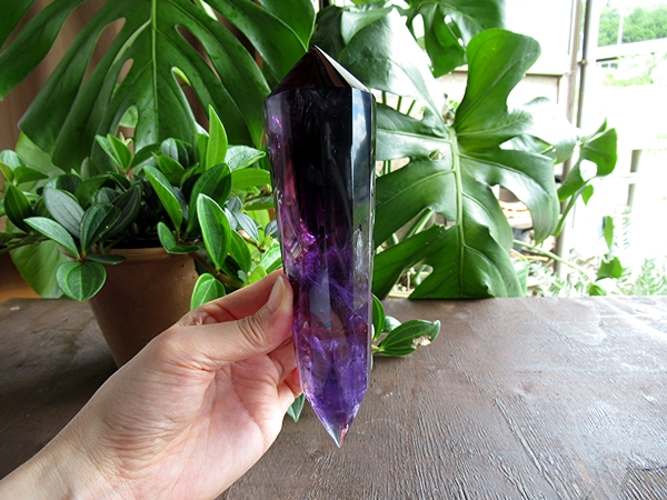 アメジストヴォーゲルワンド 両剣水晶 ダブルポイント 通販 | 天然石