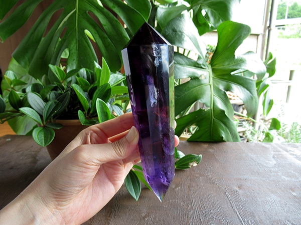 アメシスト　ワンド アメジストヴォーゲルワンド 両剣水晶 ダブルポイント 通販 | 天然石