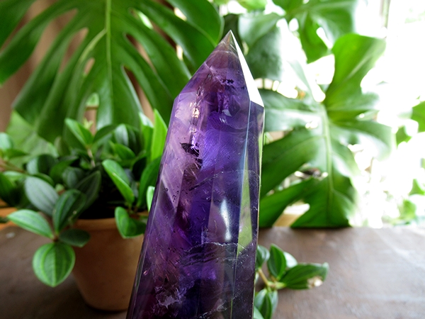 【天然石】アメジスト クラスター ポイント◆タワー アメジスト タワー | ホシノカケラ STONE/AROMA/ART