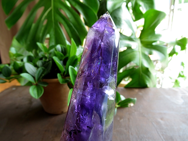 アメジストヴォーゲルワンド 両剣水晶 ダブルポイント 通販 | 天然石