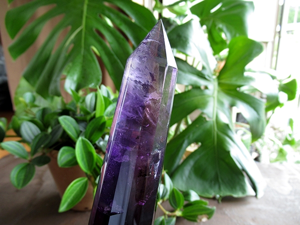 アメジストヴォーゲルワンド 両剣水晶 ダブルポイント 通販 | 天然石