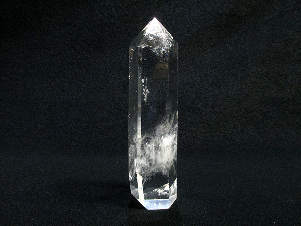 高品質 ブルーラダー入り水晶タワー 台座付き ブルーハイダウェイクォーツ（ Blue Hideaway Quartz ） エンジェル