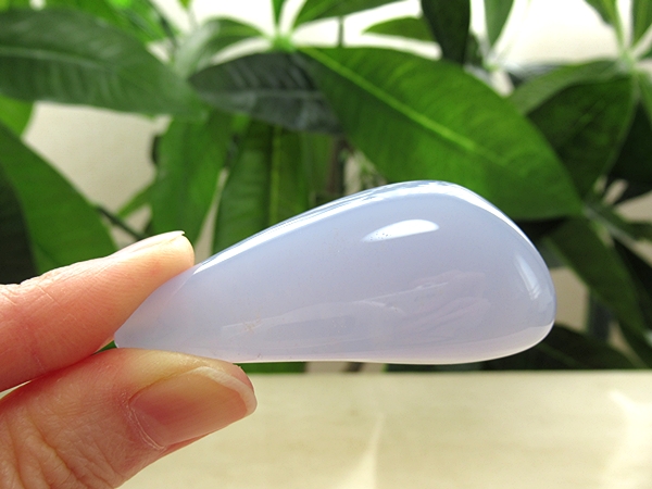 ブルーカルセドニー ポリッシュ タンブル トルコ産