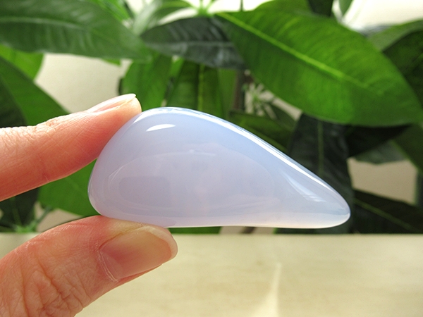 ブルーカルセドニー ポリッシュ タンブル トルコ産