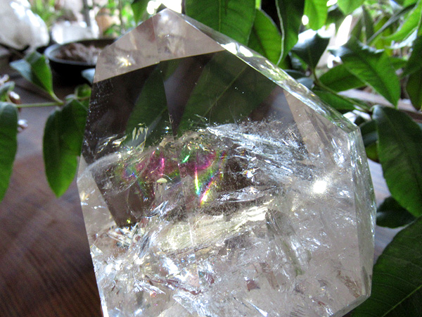 レインボークォーツ 水晶 ポリッシュ ブラジル産