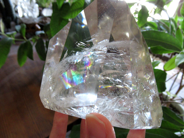 レインボークォーツ 水晶 ポリッシュ ブラジル産