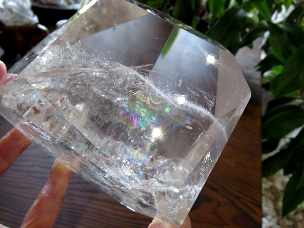 レインボークォーツ 水晶 ポリッシュ ブラジル産