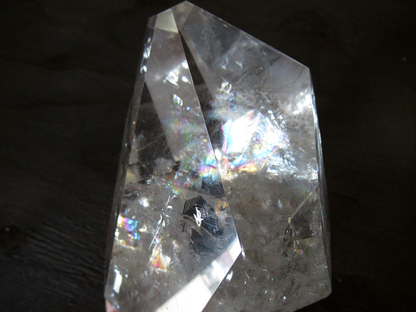 レインボークォーツ 水晶 ポリッシュ ブラジル産