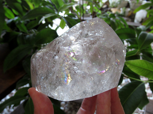 レインボークォーツ 水晶 ポリッシュ ブラジル産