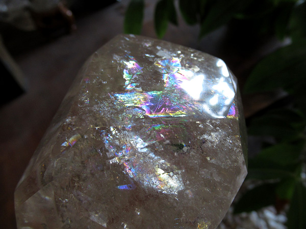 レインボークォーツ 水晶 ポリッシュ ブラジル産
