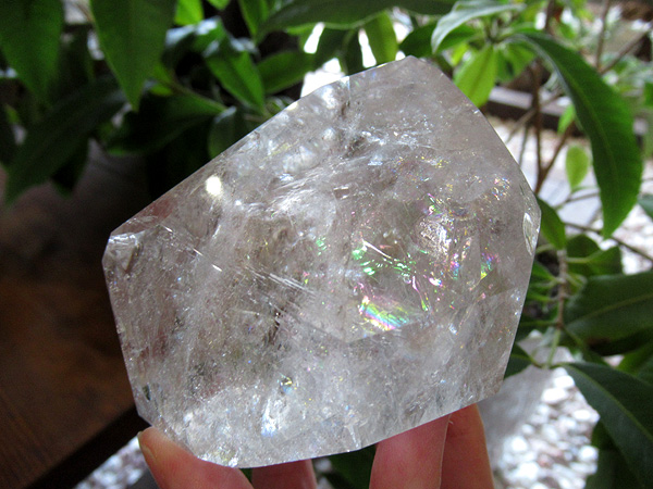 レインボークォーツ 水晶 ポリッシュ ブラジル産