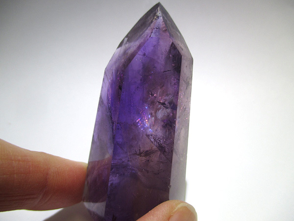 ブラジル産 アメジスト ポイント ポリッシュ 紫水晶 通販 天然石専門店 販売