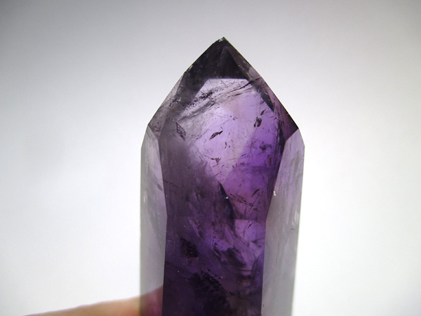 ブラジル産 アメジスト ポイント ポリッシュ 紫水晶 通販 天然石専門店 販売