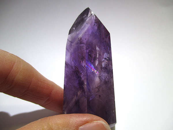 ブラジル産 アメジスト ポイント ポリッシュ 紫水晶 通販 天然石専門店 販売