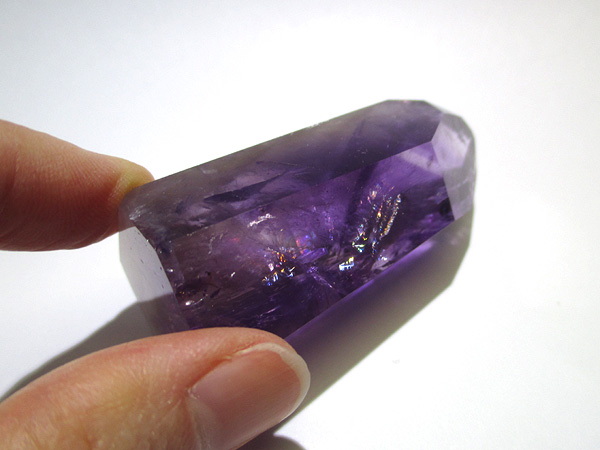 ブラジル産 アメジスト ポイント ポリッシュ 紫水晶 通販 天然石専門店 販売