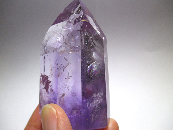 ブラジル産 アメジスト ポイント ポリッシュ 紫水晶 通販 天然石専門店 販売