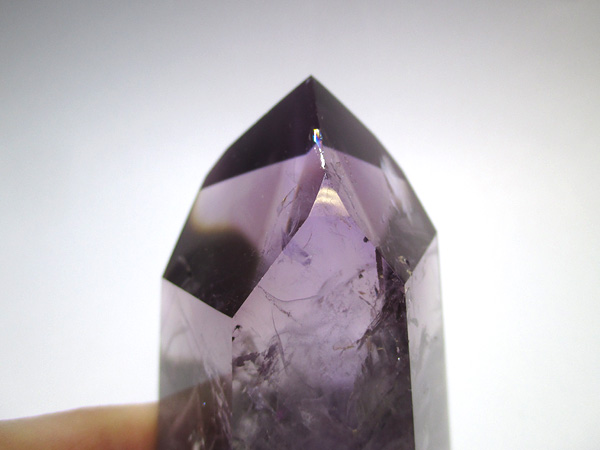 ブラジル産 アメジスト ポイント ポリッシュ 紫水晶 通販 天然石専門店 販売