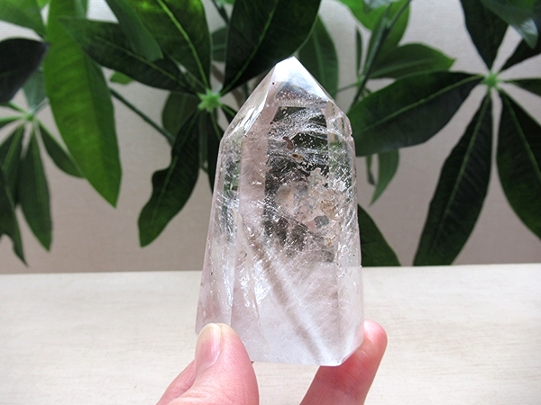 エレスチャルクォーツ　ポリッシュ　マダガスカル産　天然石