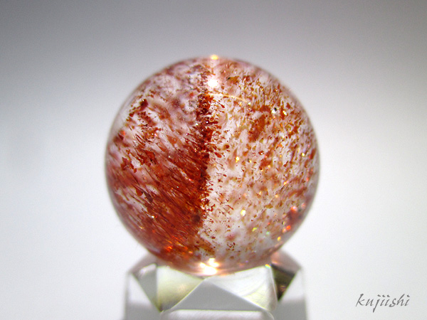 ファイアークォーツ(レピドクロサイトインクォーツ)丸玉 販売【鬮石】 