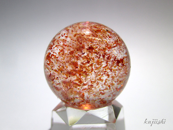 ファイアークォーツ(レピドクロサイトインクォーツ)丸玉 販売【鬮石】 