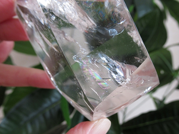 レインボークォーツ フリーフォーム 水晶 ポイント | 天然石専門店【鬮石】