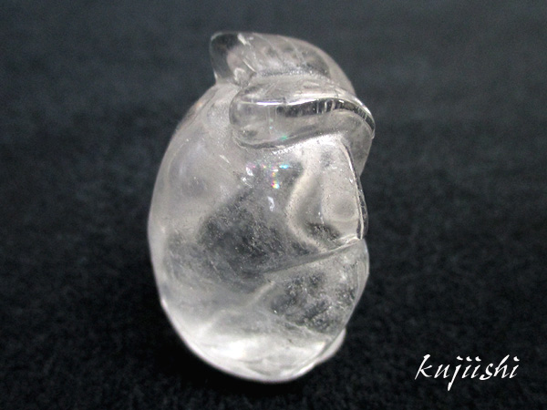 天然水晶 フクロウ 彫刻 開運 風水 【鬮石（くじいし） kujiishi】