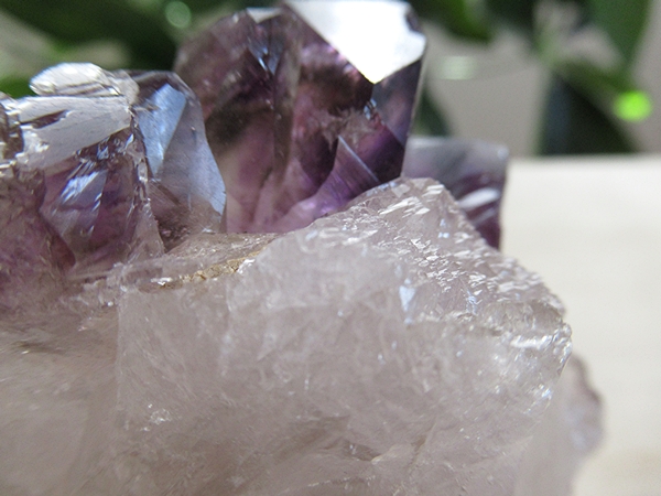 アメジストエレスチャルクォーツ 原石 コンゴーニャス産 天然石