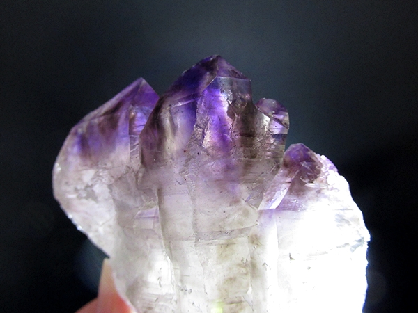 アメジストエレスチャルクォーツ 原石 コンゴーニャス産 天然石