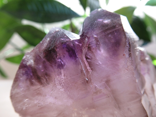 アメジストエレスチャルクォーツ 原石 コンゴーニャス産 天然石