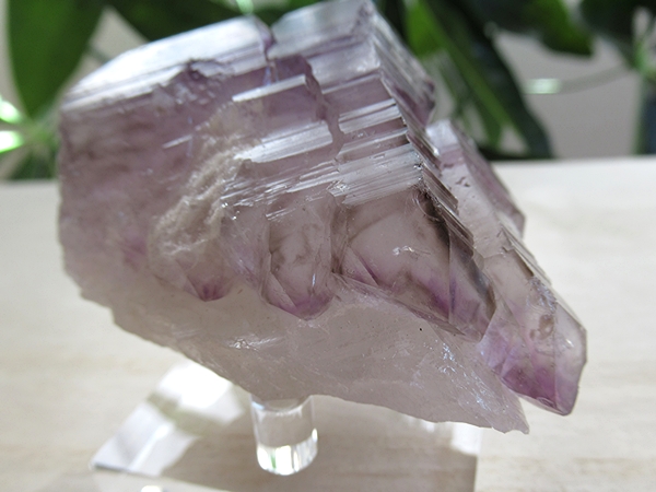 アメジストエレスチャルクォーツ 原石 コンゴーニャス産 天然石
