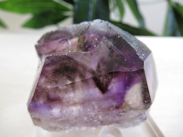 アメジストエレスチャルクォーツ 原石 コンゴーニャス産 天然石