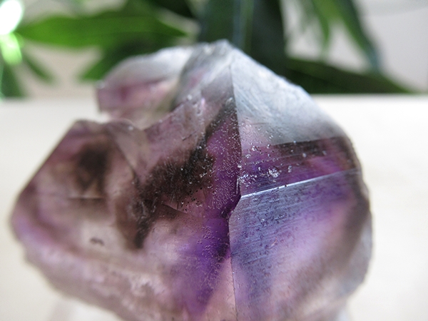 アメジストエレスチャルクォーツ 原石 コンゴーニャス産 天然石