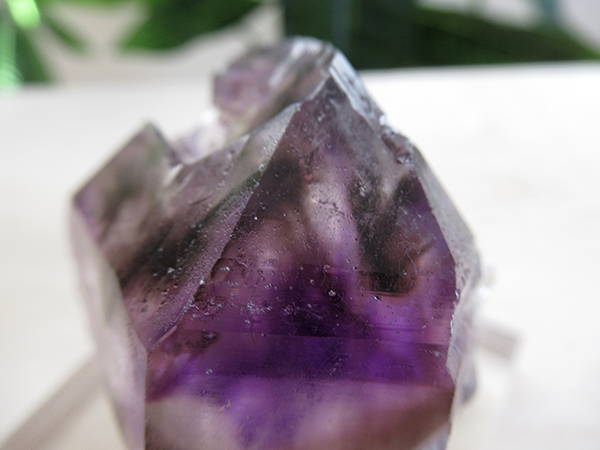 アメジストエレスチャルクォーツ 原石 コンゴーニャス産 天然石