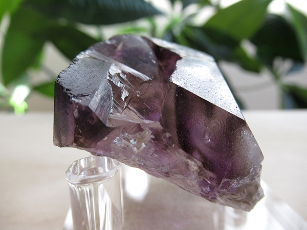 アメジストエレスチャルクォーツ 原石 コンゴーニャス産 天然石
