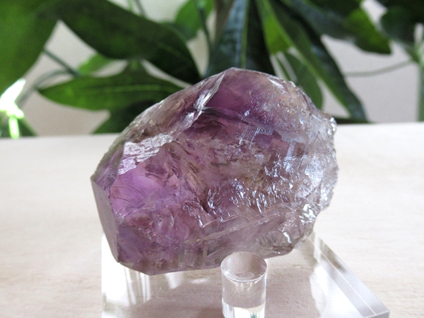 アメジストエレスチャルクォーツ 原石 コンゴーニャス産 天然石