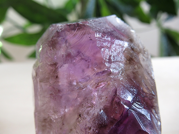 アメジストエレスチャルクォーツ 原石 コンゴーニャス産 天然石