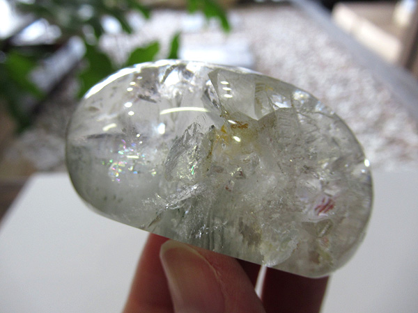 ブラジル産 高品質 ガーデン クォーツ 原石ポリッシュ 水晶