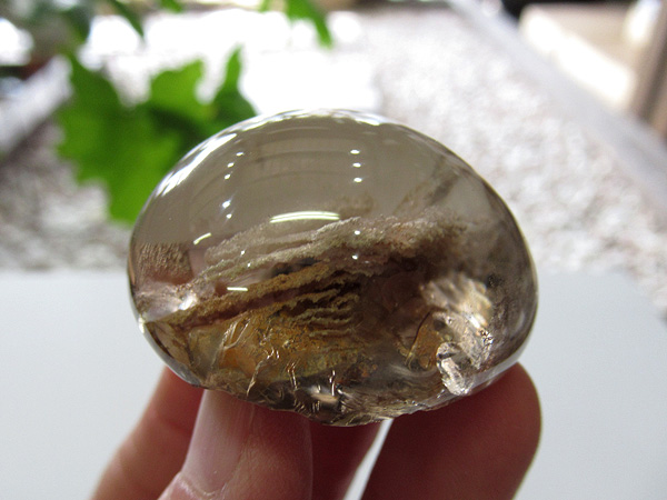 ブラジル産 高品質 ガーデン クォーツ 原石ポリッシュ 水晶