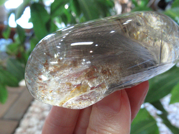 プラチナクォーツ(ブルッカイト＆ルチル) 水晶 ポリッシュ 販売/天然石