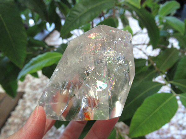 ブラジル産 高品質 ガーデン クォーツ 原石ポリッシュ 水晶