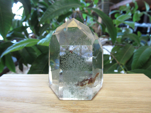 龍脈水晶 ファントム ガーデンクォーツ ポイント 原石 クリスタル  