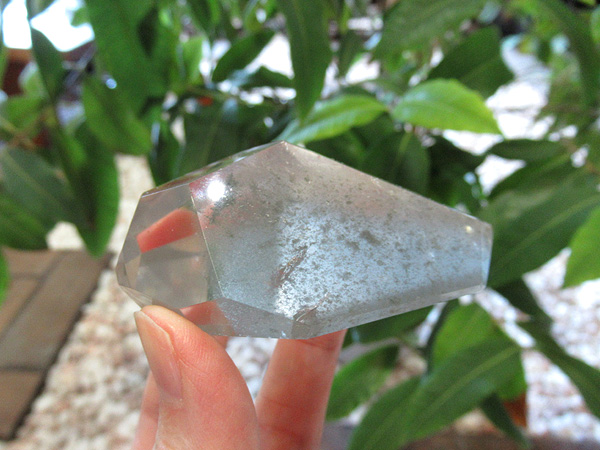 高品質 グレーファントムガーデンクォーツ 原石ポリッシュの通販 水晶