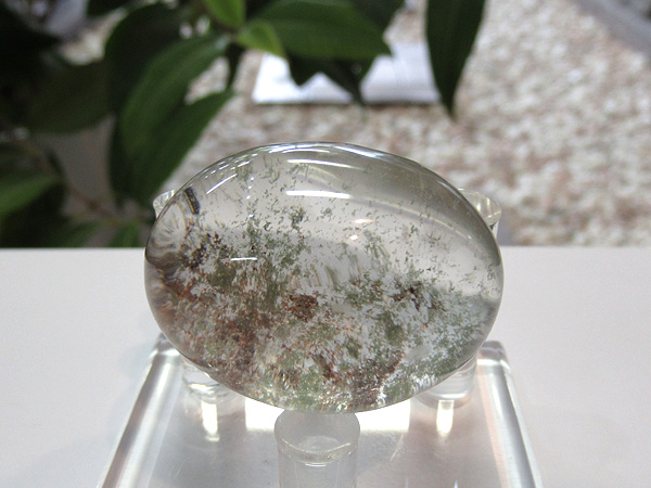 ガーデンクォーツ　庭園水晶　原石　水晶　天然石　置物【超高品質】 1 80005 鮮やかな 高品質 ガーデンクォーツ（水晶） 緑 | 雑貨