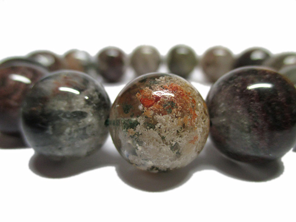 大玉ガーデンクォーツ　14ミリ台　内径15センチ 高品質ガーデンクォーツブレスレット 約15～15.5mm | 天然石